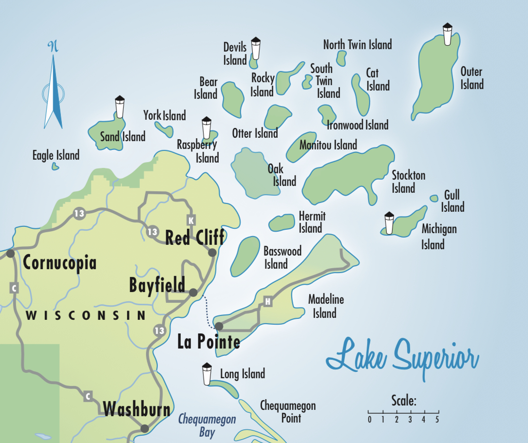 Apostle Islands Map