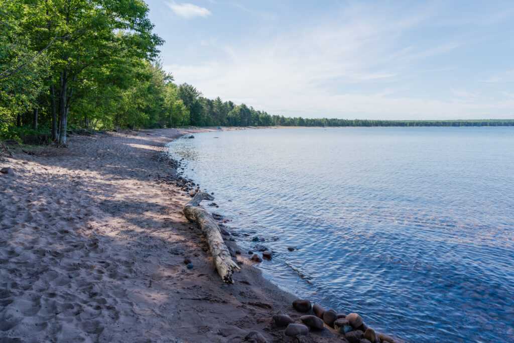 Beach in the Apostle Islands