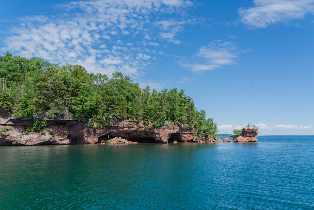 Lone Rock on Basswood Island - Apostle Islands